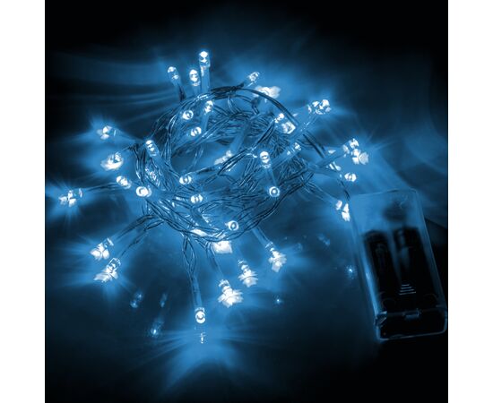 Гирлянда YES! Fun Нить 41 LED Холодно-белая 2.8 м Статичная На батарейках (975057), изображение 3 Гирлянда YES! Fun Нить 41 LED Холодно-белая 2.8 м Статичная На батарейках (975057), изображение 3