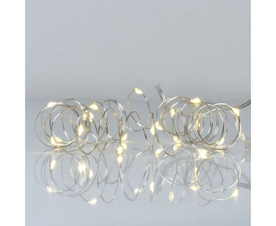 Гирлянда YES! Fun Нить на медной проволоке 20 LED Тепло-белая 2 м Статичная На батарейках (975020)