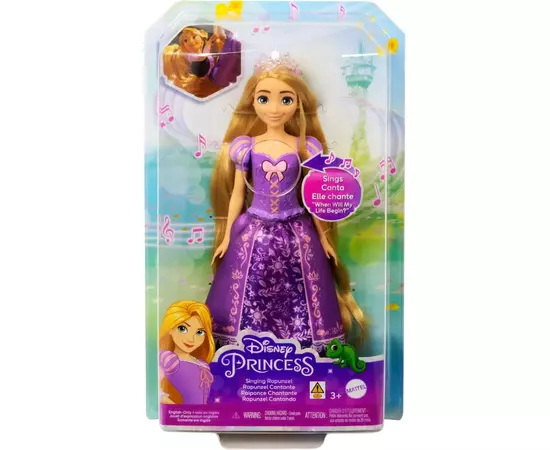 Кукла Disney Princess принцесса Поющая Рапунцель (английская версия) (HPD41), изображение 5 Кукла Disney Princess принцесса Поющая Рапунцель (английская версия) (HPD41), изображение 5