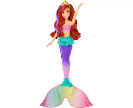 Кукла Disney Princess русалочка Ариэль Цветные эффекты (HPD43), изображение 2 Кукла Disney Princess русалочка Ариэль Цветные эффекты (HPD43), изображение 2