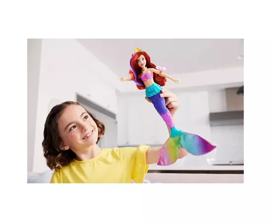 Кукла Disney Princess русалочка Ариэль Цветные эффекты (HPD43), изображение 8 Кукла Disney Princess русалочка Ариэль Цветные эффекты (HPD43), изображение 8
