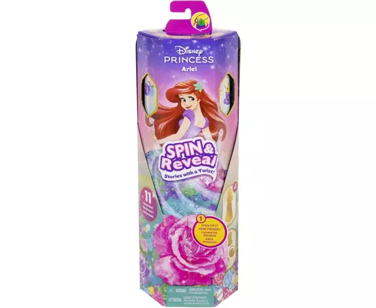 Кукла Disney Princess Набор-сюрприз с Ариэль Крути и проявляй (HTV88), изображение 3 Кукла Disney Princess Набор-сюрприз с Ариэль Крути и проявляй (HTV88), изображение 3