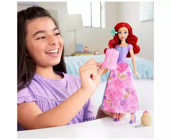 Кукла Disney Princess Набор-сюрприз с Ариэль Крути и проявляй (HTV88), изображение 7 Кукла Disney Princess Набор-сюрприз с Ариэль Крути и проявляй (HTV88), изображение 7