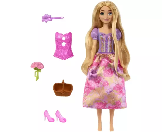 Кукла Disney Princess Набор-сюрприз с Рапунцель Крути и проявляй (HTV86), изображение 2 Кукла Disney Princess Набор-сюрприз с Рапунцель Крути и проявляй (HTV86), изображение 2