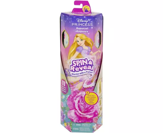 Кукла Disney Princess Набор-сюрприз с Рапунцель Крути и проявляй (HTV86), изображение 3 Кукла Disney Princess Набор-сюрприз с Рапунцель Крути и проявляй (HTV86), изображение 3