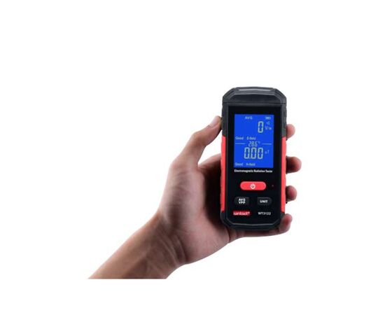 Детектор строительный Wintact тестер электромагнитного излучения 1-1999В/м, 0,01-99,99μT/0,1-999,9mG (WT3122), изображение 3