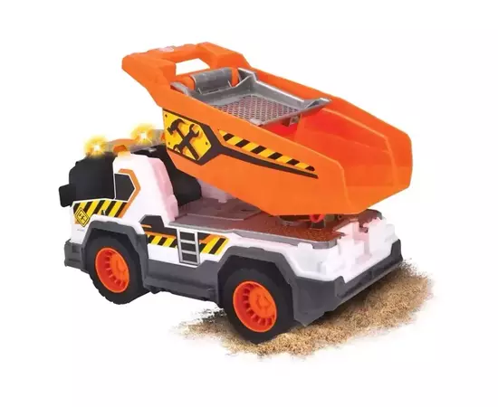 Спецтехніка Dickie Toys Самоскид зі звук. та світл. ефект., 30 см (3306025), зображення 5 Спецтехніка Dickie Toys Самоскид зі звук. та світл. ефект., 30 см (3306025), зображення 5