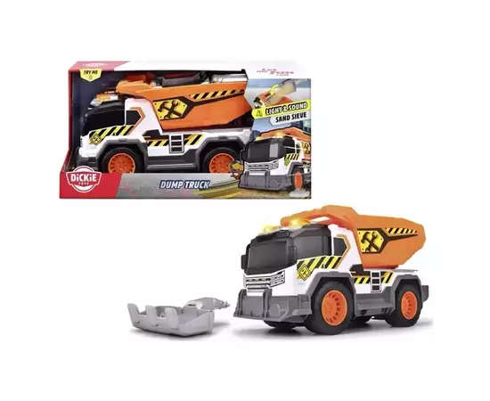 Спецтехніка Dickie Toys Самоскид зі звук. та світл. ефект., 30 см (3306025), зображення 6 Спецтехніка Dickie Toys Самоскид зі звук. та світл. ефект., 30 см (3306025), зображення 6