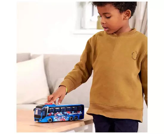Спецтехника Dickie Toys Туристический автобус Ман 26,5 см (3744017), изображение 7 Спецтехника Dickie Toys Туристический автобус Ман 26,5 см (3744017), изображение 7