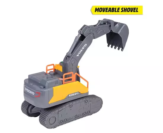 Спецтехніка Dickie Toys Екскаватор Вольво зі звук. та світл. ефект., 23 см (3723008), зображення 3 Спецтехніка Dickie Toys Екскаватор Вольво зі звук. та світл. ефект., 23 см (3723008), зображення 3