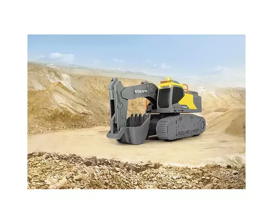 Спецтехніка Dickie Toys Екскаватор Вольво зі звук. та світл. ефект., 23 см (3723008), зображення 6 Спецтехніка Dickie Toys Екскаватор Вольво зі звук. та світл. ефект., 23 см (3723008), зображення 6