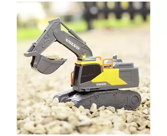 Спецтехніка Dickie Toys Екскаватор Вольво зі звук. та світл. ефект., 23 см (3723008), зображення 7 Спецтехніка Dickie Toys Екскаватор Вольво зі звук. та світл. ефект., 23 см (3723008), зображення 7