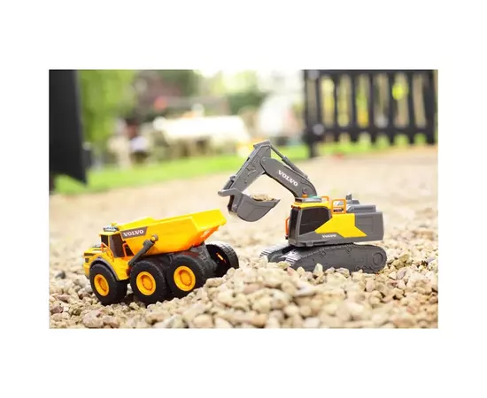 Спецтехніка Dickie Toys Екскаватор Вольво зі звук. та світл. ефект., 23 см (3723008), зображення 8 Спецтехніка Dickie Toys Екскаватор Вольво зі звук. та світл. ефект., 23 см (3723008), зображення 8