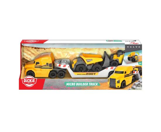 Спецтехніка Dickie Toys Вантажівка Мак з технікою Вольво (3725005), зображення 11 Спецтехніка Dickie Toys Вантажівка Мак з технікою Вольво (3725005), зображення 11