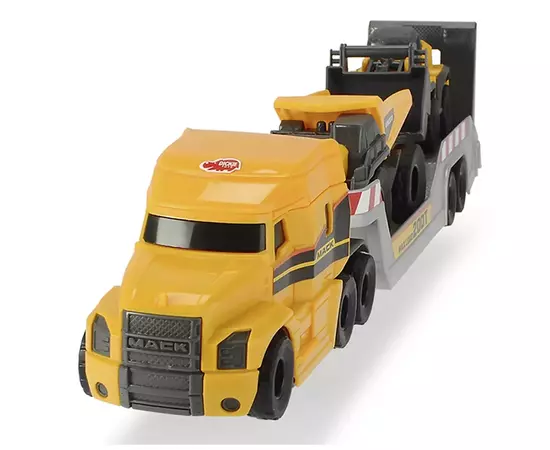 Спецтехніка Dickie Toys Вантажівка Мак з технікою Вольво (3725005), зображення 3 Спецтехніка Dickie Toys Вантажівка Мак з технікою Вольво (3725005), зображення 3