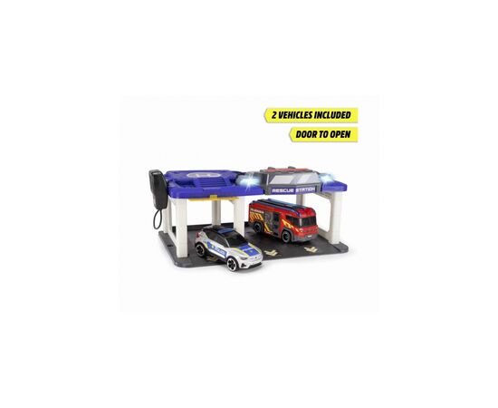 Игровой набор Dickie Toys Спасательная станция со звук. и свет. эффект., 2 машины (3716026), изображение 2