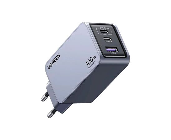 Зарядное устройство Ugreen 3xUSB 100W (2xUSB-C+USB-A) Gan Nexode Pro X757 (25874)