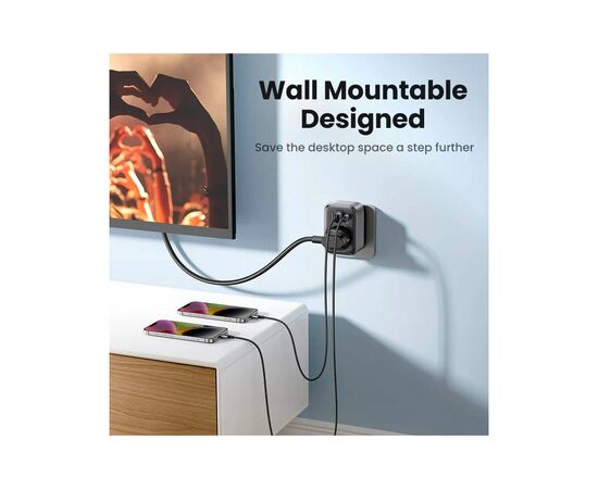Зарядний пристрій Ugreen 3xUSB 30W Outlet Extender (2хUSB-A+USB-C) CD314 (90613), зображення 11