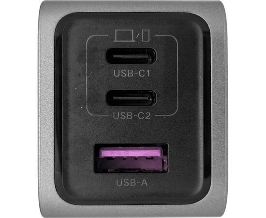Зарядное устройство Ugreen 3xUSB 65W (2хUSB-C+USB-A) Gan Nexode Pro X755 (25871), изображение 4 Зарядное устройство Ugreen 3xUSB 65W (2хUSB-C+USB-A) Gan Nexode Pro X755 (25871), изображение 4