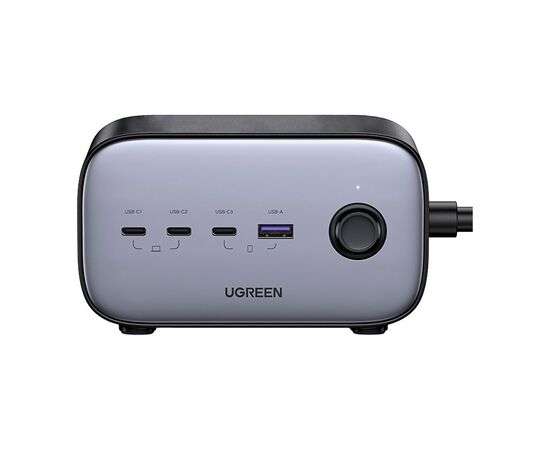 Зарядное устройство Ugreen 4xUSB 100W Nexode Pro (3хUSB-C+USB-A+2хSchuko) CD270 (60167), изображение 2 Зарядное устройство Ugreen 4xUSB 100W Nexode Pro (3хUSB-C+USB-A+2хSchuko) CD270 (60167), изображение 2
