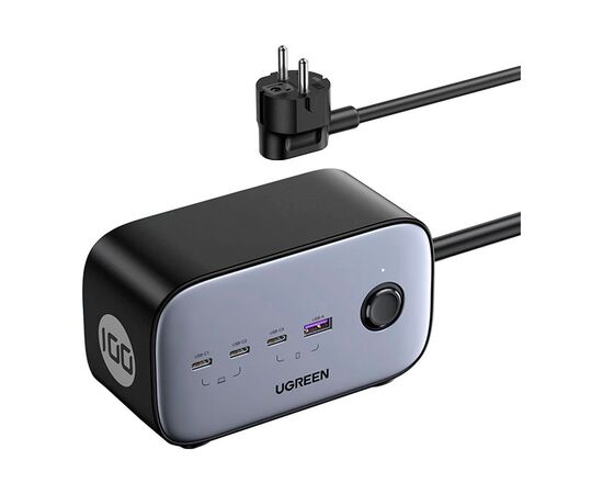 Зарядний пристрій Ugreen 4xUSB 100W Nexode Pro (3хUSB-C+USB-A+2хSchuko) CD270 (60167)