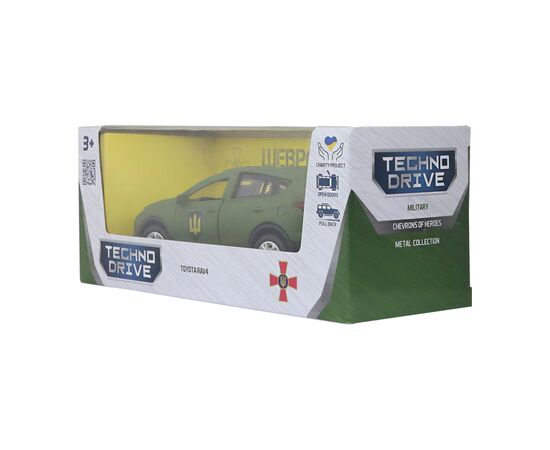 Машина Battat серии Шевроны Героев - Toyota RAV4 - Сухопутные войска ВСУ (KM6198M2), изображение 5 Машина Battat серии Шевроны Героев - Toyota RAV4 - Сухопутные войска ВСУ (KM6198M2), изображение 5