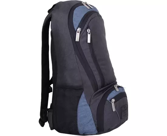 Рюкзак для ноутбука Bagland 15.6" Granite 23L black/gray 0012069 (7072175), изображение 2 Рюкзак для ноутбука Bagland 15.6" Granite 23L black/gray 0012069 (7072175), изображение 2