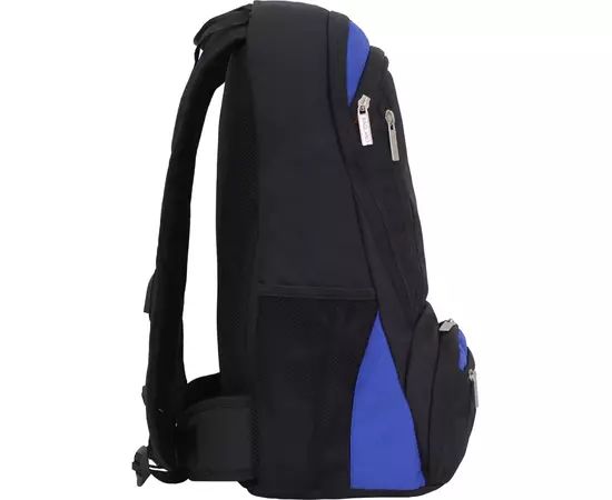 Рюкзак для ноутбука Bagland 15.6" Granite 23L black /electric blue 0012066 (6903479), зображення 2