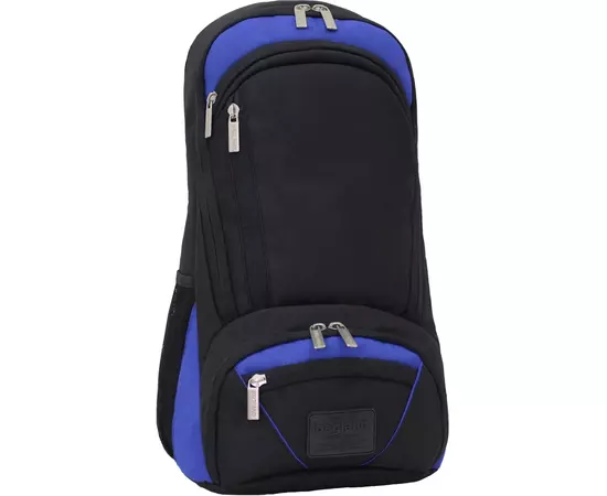 Рюкзак для ноутбука Bagland 15.6" Granite 23L black /electric blue 0012066 (6903479)