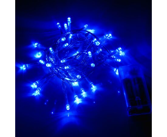 Гирлянда YES! Fun Нить 41 LED Синяя 2.8 м Статичная На батарейках (975056), изображение 3 Гирлянда YES! Fun Нить 41 LED Синяя 2.8 м Статичная На батарейках (975056), изображение 3