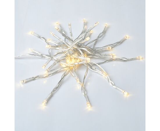 Гирлянда YES! Fun Нить 41 LED Тепло-белая 2.8 м Статическая На батарейках (975054)