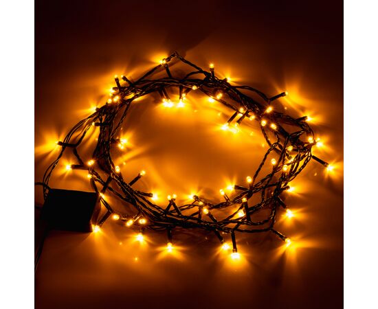 Гирлянда YES! Fun Нить 70 LED Желтая 4.9 м 8 режимов Мерцания (974852), изображение 3 Гирлянда YES! Fun Нить 70 LED Желтая 4.9 м 8 режимов Мерцания (974852), изображение 3