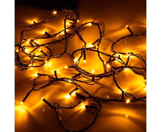 Гирлянда YES! Fun Нить 70 LED Желтая 4.9 м 8 режимов Мерцания (974852), изображение 4 Гирлянда YES! Fun Нить 70 LED Желтая 4.9 м 8 режимов Мерцания (974852), изображение 4