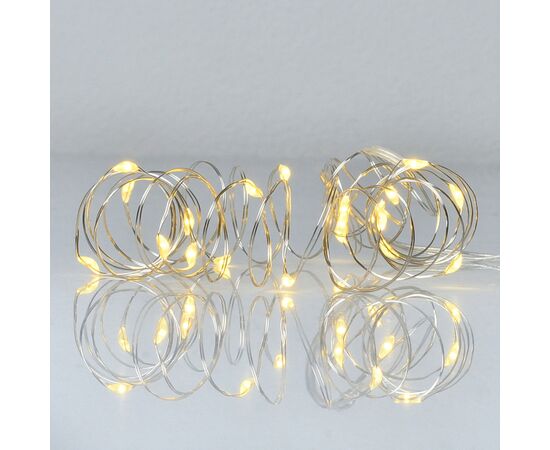 Гирлянда YES! Fun Нить на медной проволоке 20 LED Желтая 2 м Статичная На батарейках (975023)