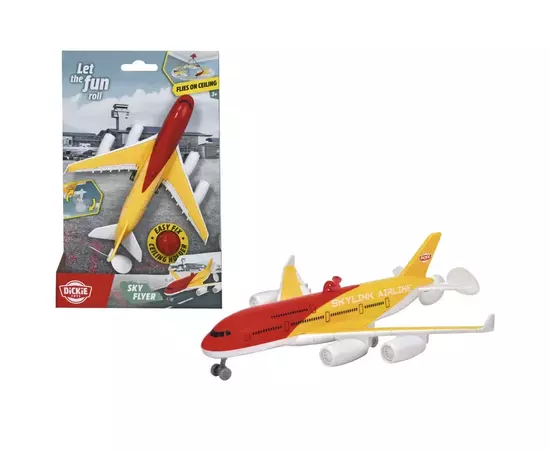 Спецтехника Dickie Toys Самолет с держателем, функция езды и полета 18 см (3342014), изображение 5 Спецтехника Dickie Toys Самолет с держателем, функция езды и полета 18 см (3342014), изображение 5