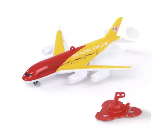 Спецтехника Dickie Toys Самолет с держателем, функция езды и полета 18 см (3342014)