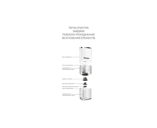 Кофемолка DYXON MEGAGRIND 155 White (DXNKMMGGD155W), изображение 8 Кофемолка DYXON MEGAGRIND 155 White (DXNKMMGGD155W), изображение 8