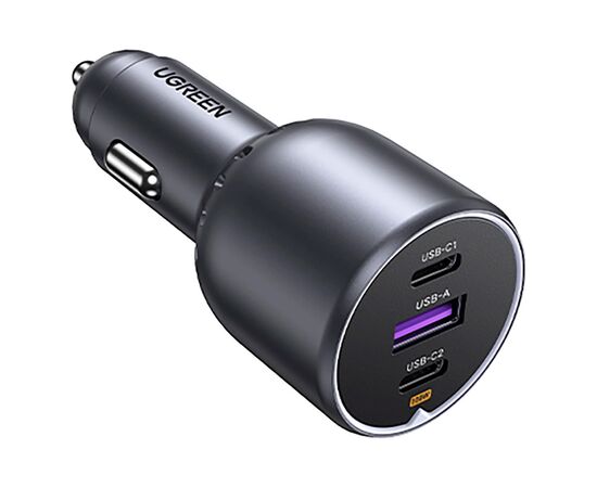 Зарядное устройство Ugreen 3xUSB 130W (2xUSB-C+USB-A) QC3.0 (EC705) (35025), изображение 2 Зарядное устройство Ugreen 3xUSB 130W (2xUSB-C+USB-A) QC3.0 (EC705) (35025), изображение 2