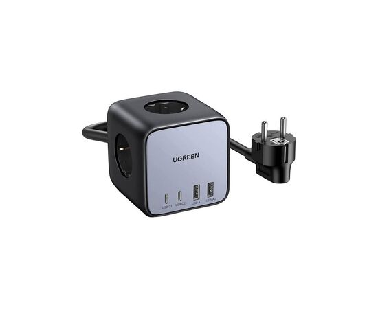Зарядний пристрій Ugreen 4xUSB 65W DigiNest Cube (2хUSB-C+2xUSB-A) CD268 (60113)