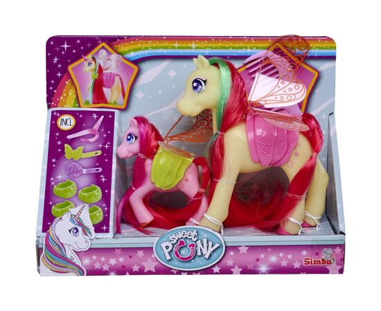 Игровой набор Simba Пони с крыльями Магическая семья с расческой и аксессуарами (5940142), изображение 5 Игровой набор Simba Пони с крыльями Магическая семья с расческой и аксессуарами (5940142), изображение 5