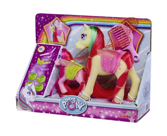 Игровой набор Simba Пони с крыльями Магическая семья с расческой и аксессуарами (5940142), изображение 6 Игровой набор Simba Пони с крыльями Магическая семья с расческой и аксессуарами (5940142), изображение 6