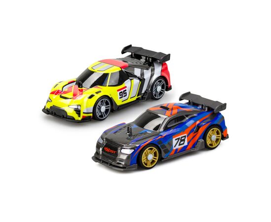 Игровой набор Silverlit BUILD 2 DRIVE DUO PACK RACE SET, ЖК, 2,4 GHz (ГГц), желтая и синяя (20705), изображение 3 Игровой набор Silverlit BUILD 2 DRIVE DUO PACK RACE SET, ЖК, 2,4 GHz (ГГц), желтая и синяя (20705), изображение 3