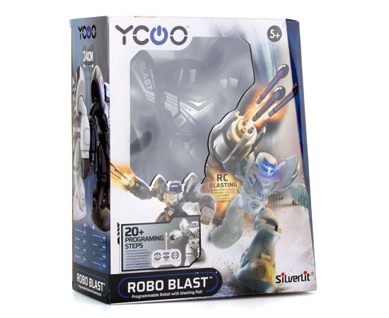 Радиоуправляемая игрушка Silverlit Робот Robo blast РК, 27MHz (МГц) (88098/1), изображение 2 Радиоуправляемая игрушка Silverlit Робот Robo blast РК, 27MHz (МГц) (88098/1), изображение 2