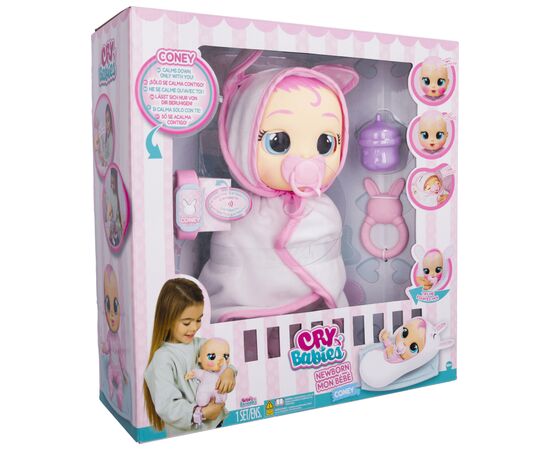 Кукла IMC Toys CRY BABIES Интерактивная Плакса Новорожденная Кони (911284), изображение 11 Кукла IMC Toys CRY BABIES Интерактивная Плакса Новорожденная Кони (911284), изображение 11