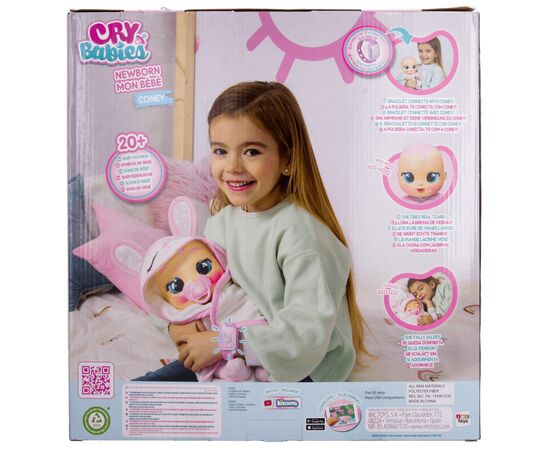 Кукла IMC Toys CRY BABIES Интерактивная Плакса Новорожденная Кони (911284), изображение 12 Кукла IMC Toys CRY BABIES Интерактивная Плакса Новорожденная Кони (911284), изображение 12