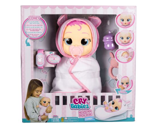 Кукла IMC Toys CRY BABIES Интерактивная Плакса Новорожденная Кони (911284), изображение 2 Кукла IMC Toys CRY BABIES Интерактивная Плакса Новорожденная Кони (911284), изображение 2