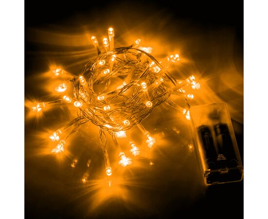 Гирлянда YES! Fun Нить 41 LED Желтая 2.8 м статическая На батарейках (975055), изображение 3 Гирлянда YES! Fun Нить 41 LED Желтая 2.8 м статическая На батарейках (975055), изображение 3