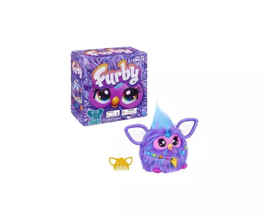 Интерактивная игрушка Hasbro Furby Пурпурный (F6743), изображение 2 Интерактивная игрушка Hasbro Furby Пурпурный (F6743), изображение 2