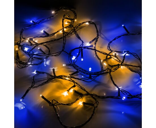 Гирлянда YES! Fun Нить 70 LED Желто-синяя 4.9 м 8 режимов Мерцания (974845), изображение 4 Гирлянда YES! Fun Нить 70 LED Желто-синяя 4.9 м 8 режимов Мерцания (974845), изображение 4
