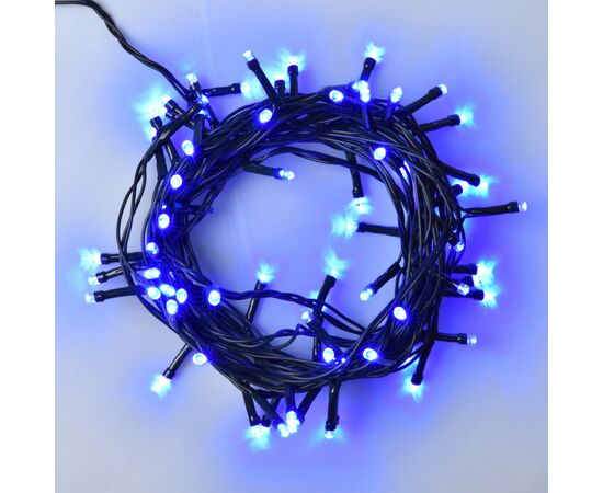 Гирлянда YES! Fun Нить 70 LED Синяя 4.9 м 8 режимов мигания (974843)